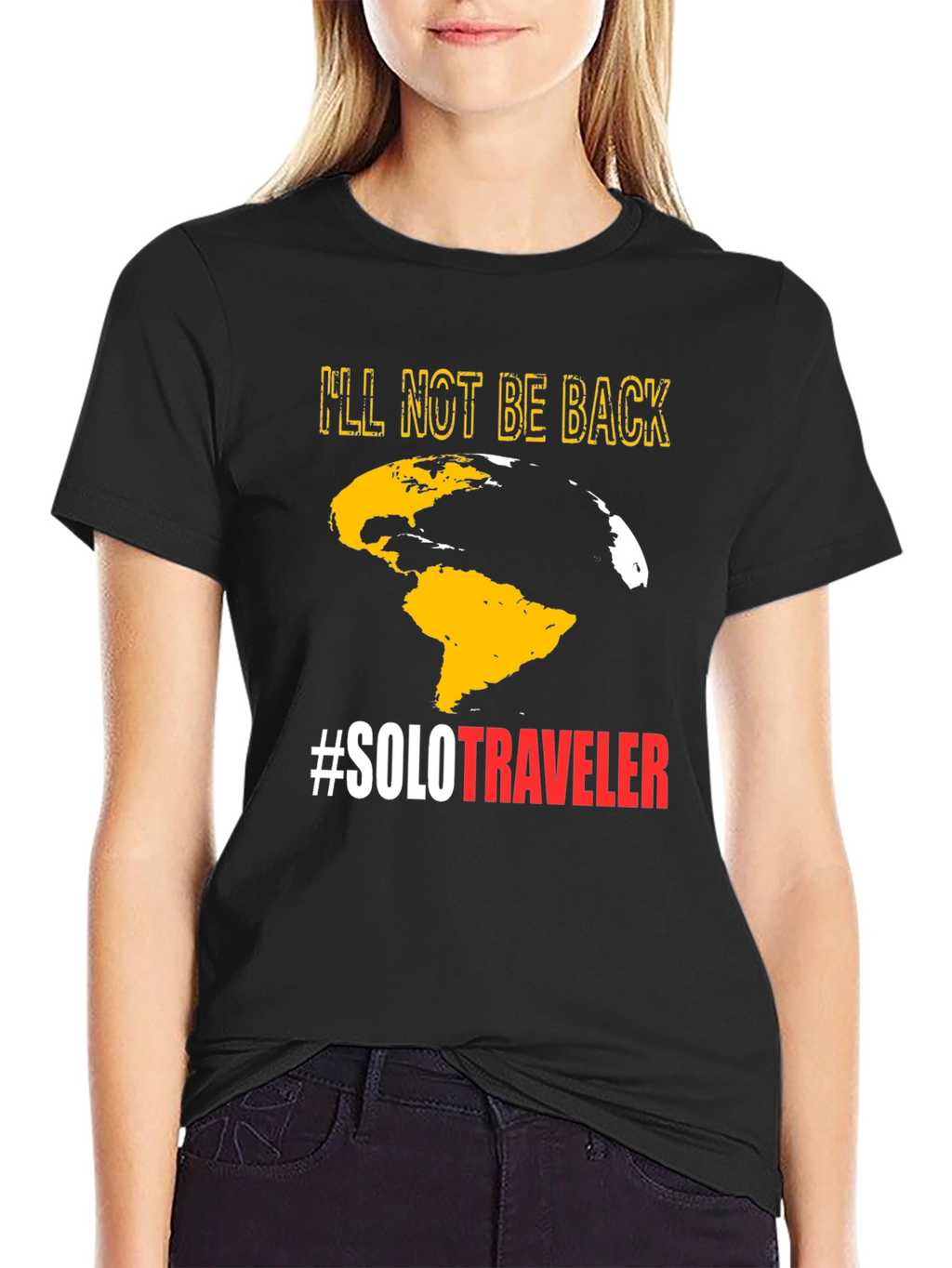 Solo Traveler T-Shirt - Globe Graphic Tee