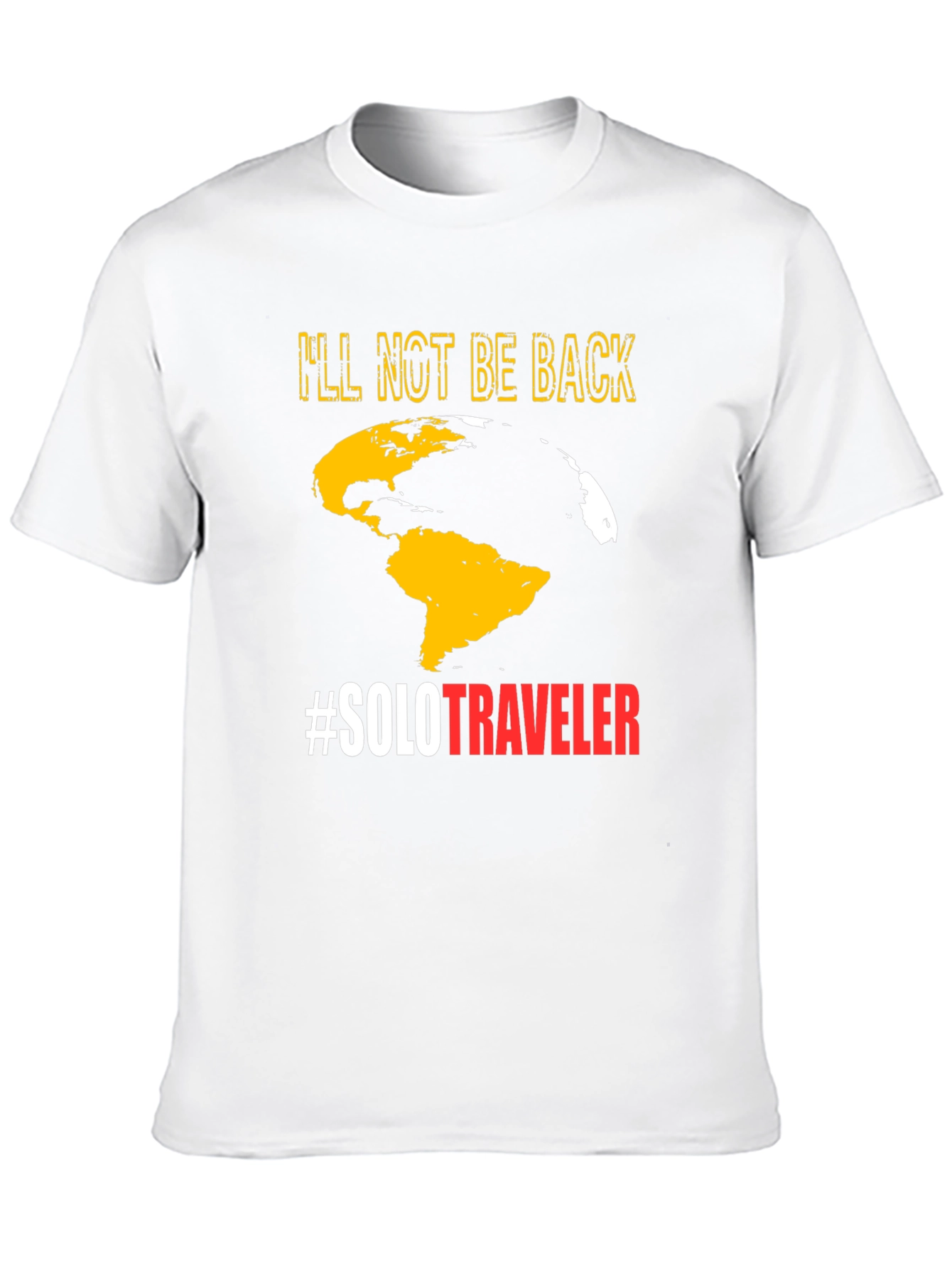 Solo Traveler T-Shirt - Globe Graphic Tee