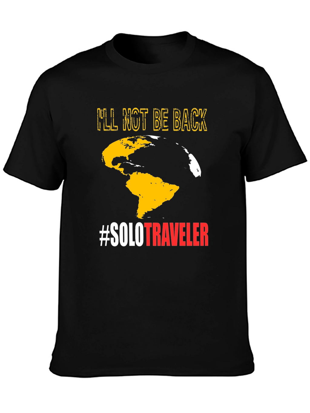 Solo Traveler T-Shirt - Globe Graphic Tee
