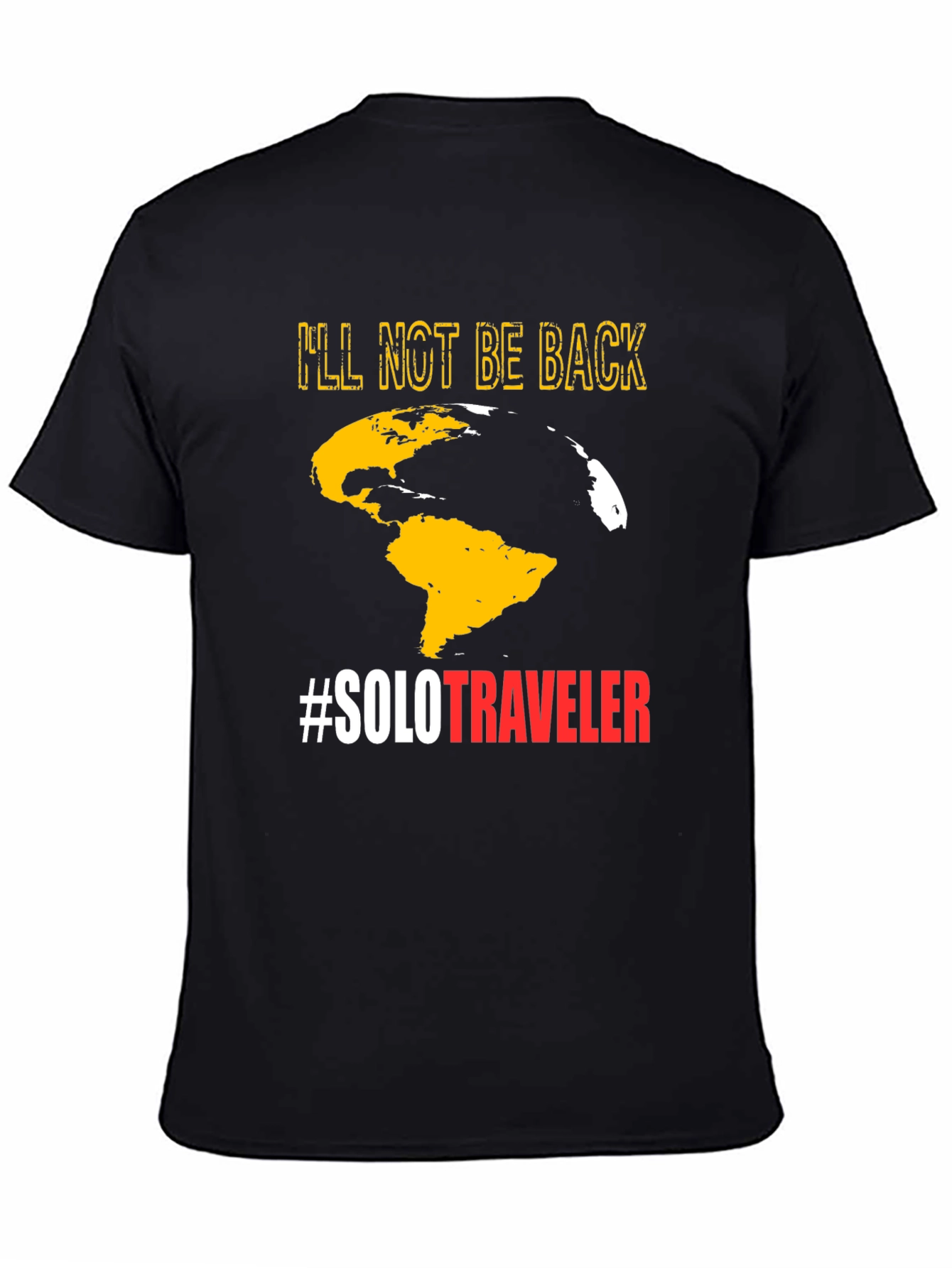 Solo Traveler T-Shirt - Globe Graphic Tee