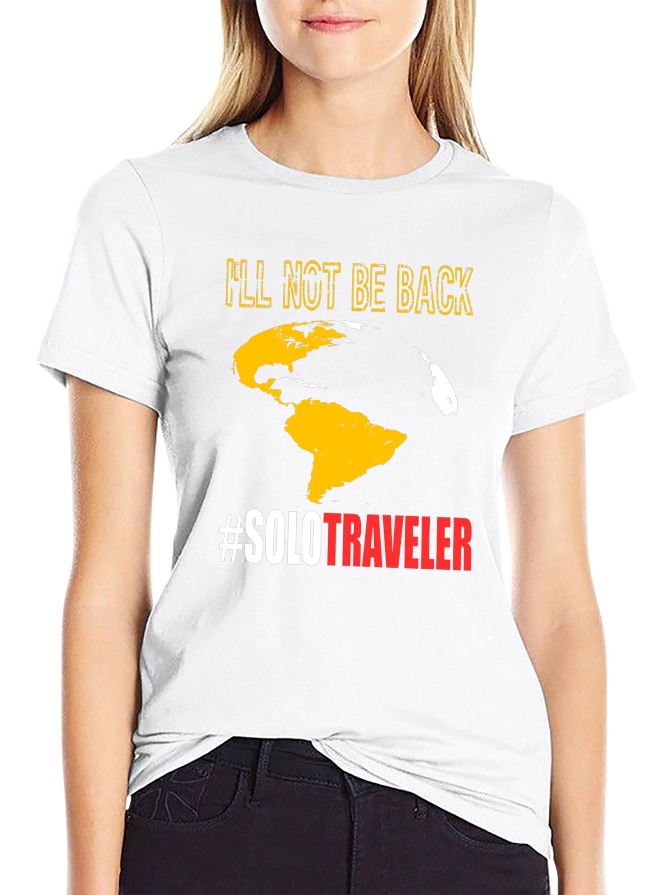 Solo Traveler T-Shirt - Globe Graphic Tee