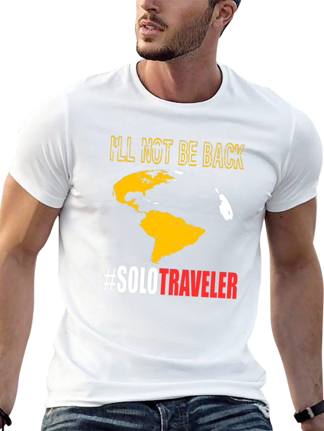 Solo Traveler T-Shirt - Globe Graphic Tee