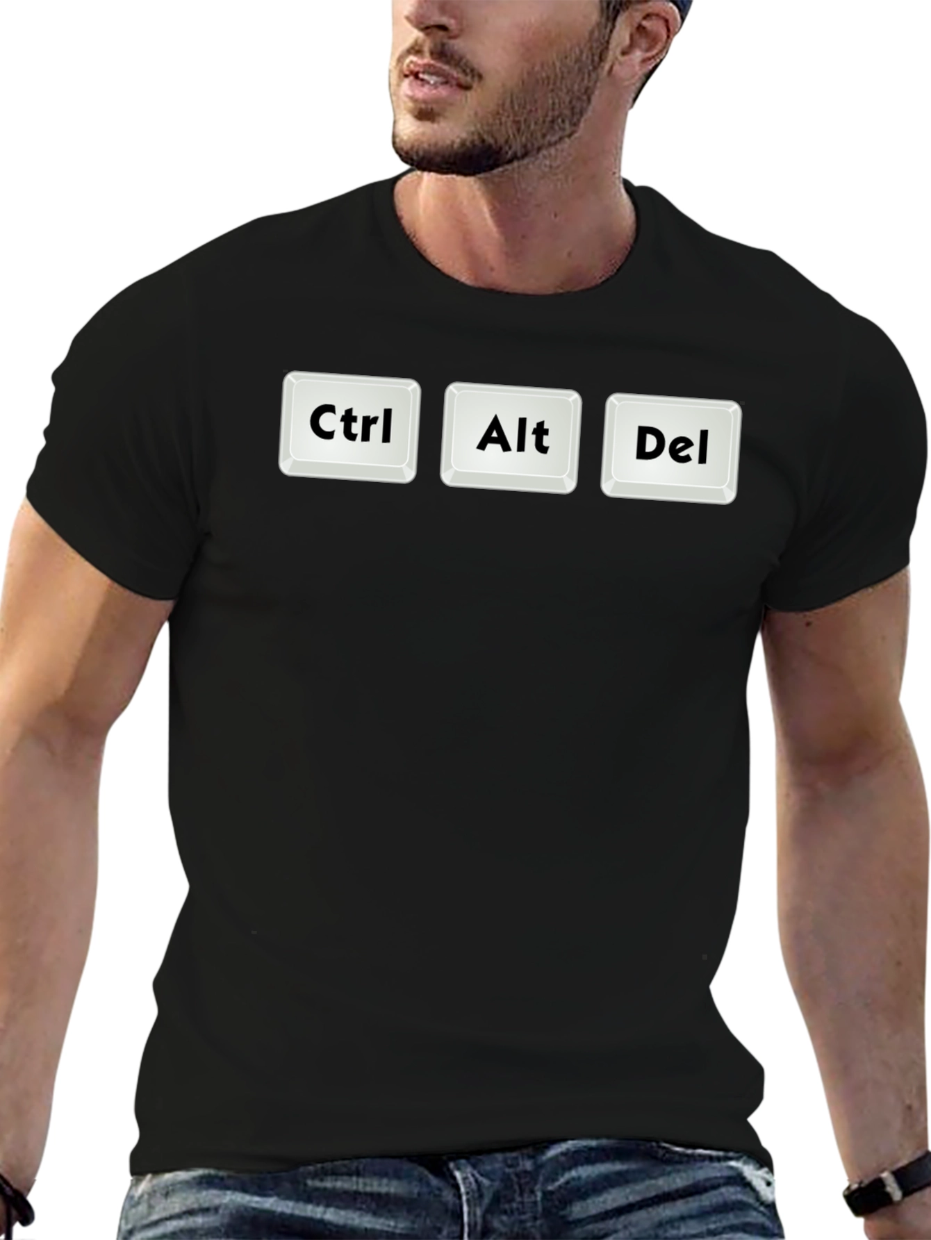 Ctrl Alt Del T-Shirt - Funny Computer Key Design