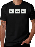 Ctrl Alt Del T-Shirt - Funny Computer Key Design