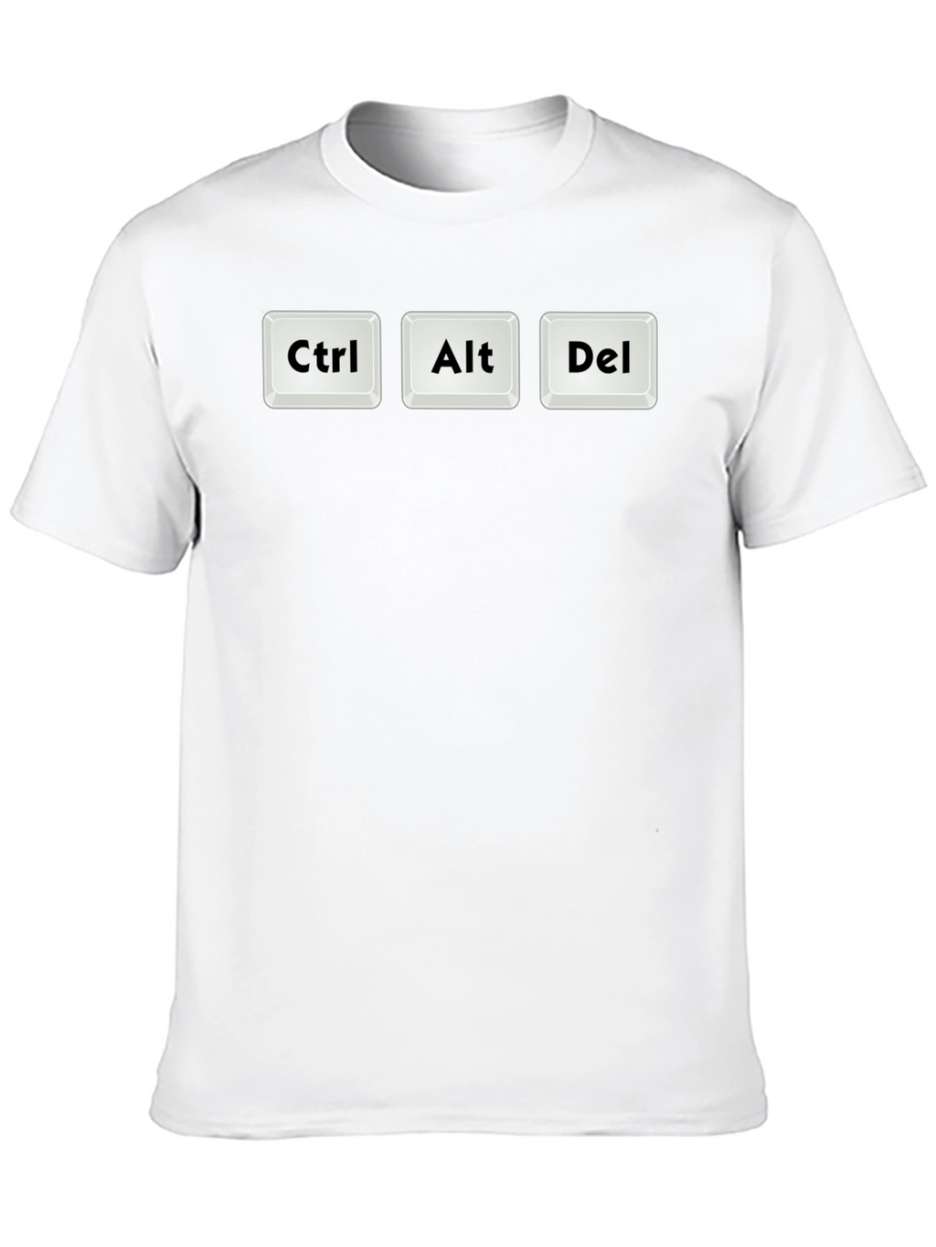 Ctrl Alt Del T-Shirt - Funny Computer Key Design