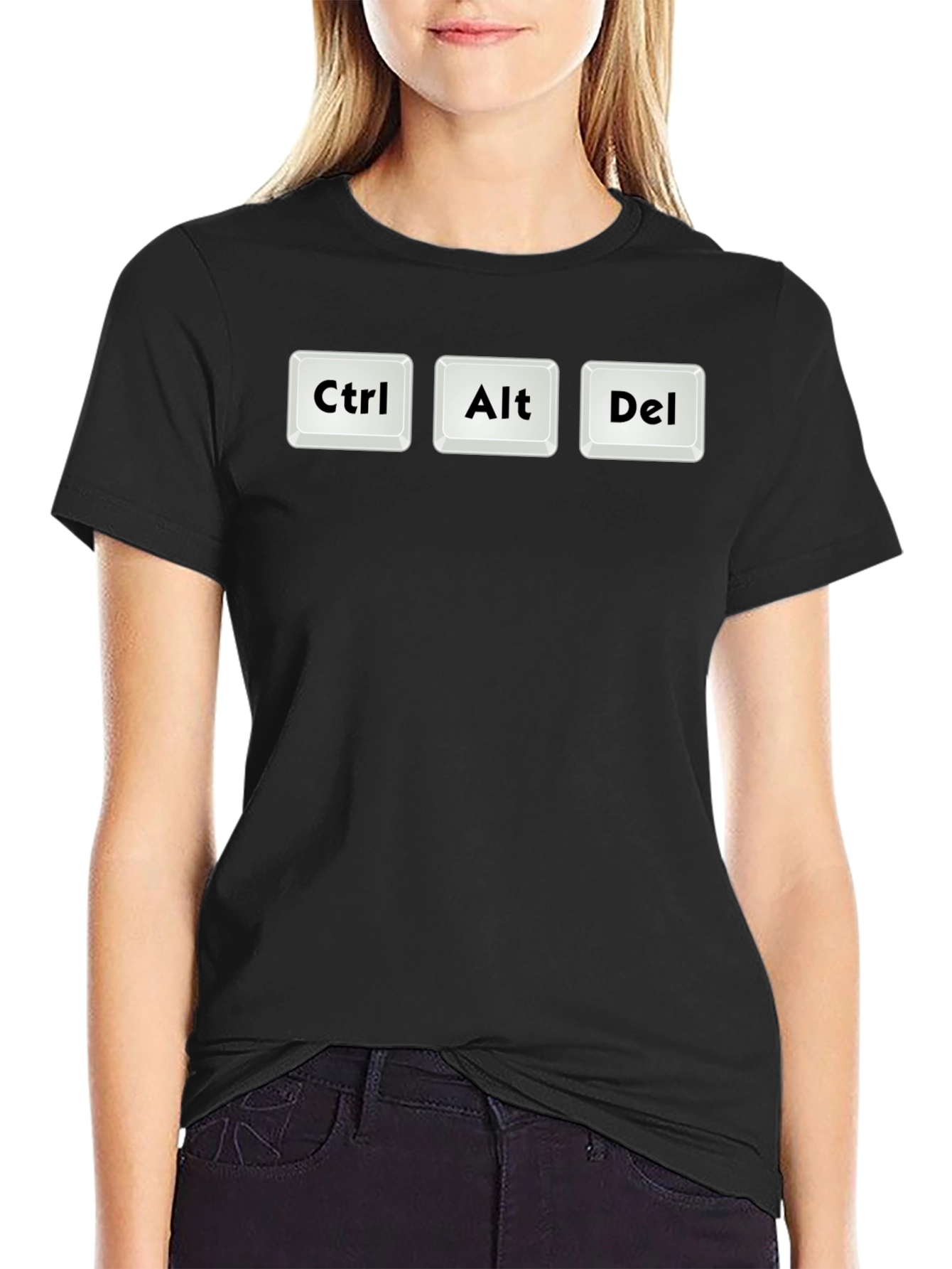 Ctrl Alt Del T-Shirt - Funny Computer Key Design