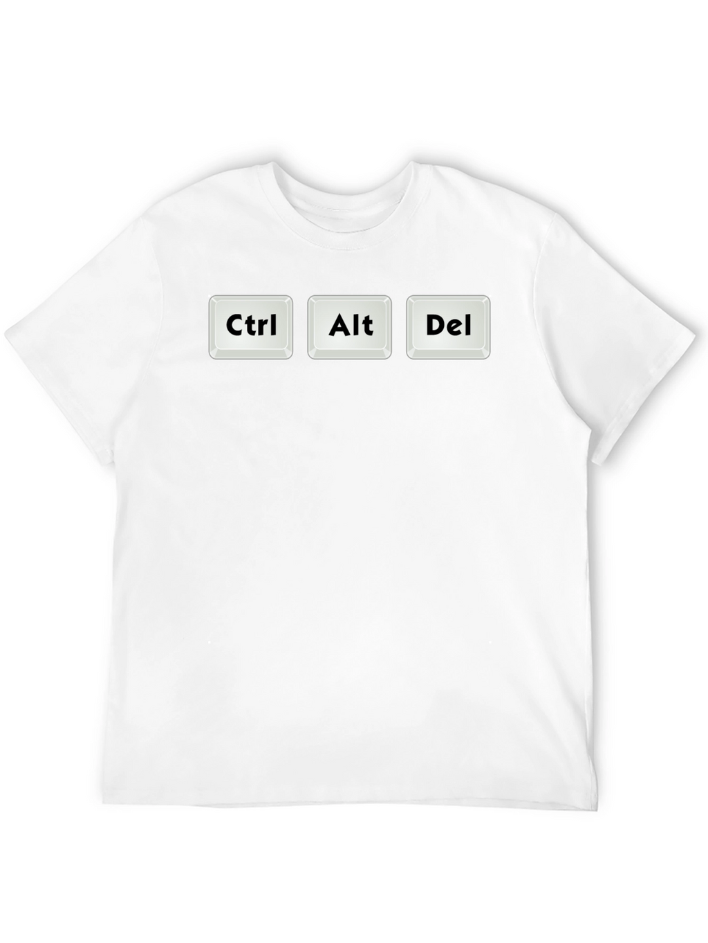 Ctrl Alt Del T-Shirt - Funny Computer Key Design
