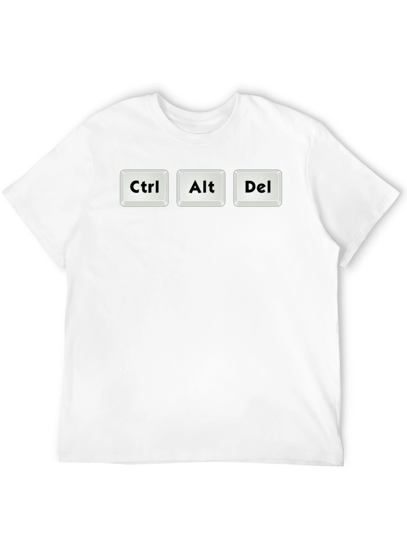 Ctrl Alt Del T-Shirt - Funny Computer Key Design