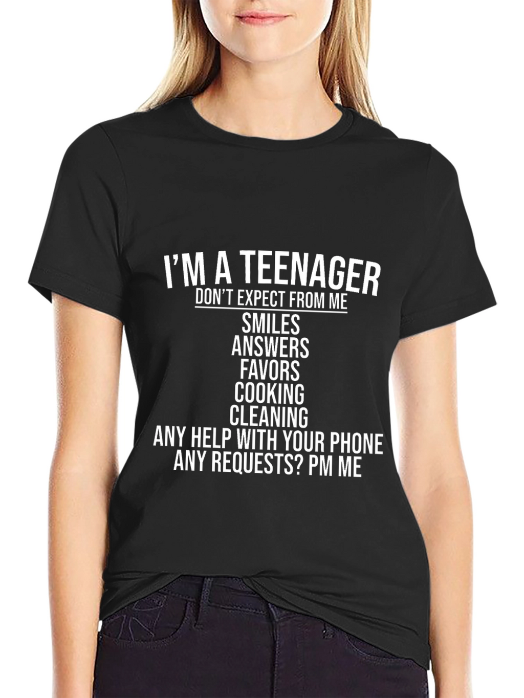 Teenager Funny Slogan T-Shirt - Dont Expect From Me