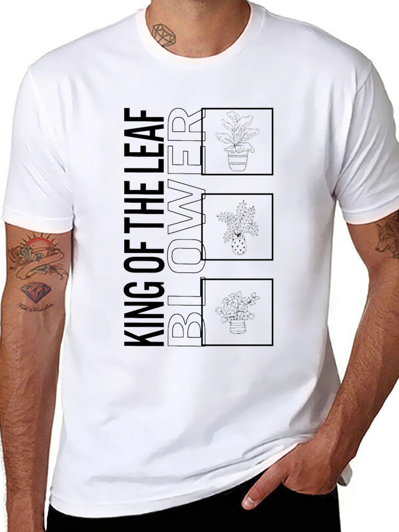 King of the Leaf Blower T-Shirt