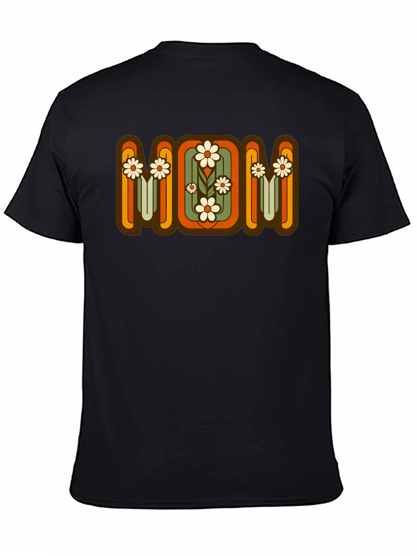 Retro Floral MOM Graphic T-Shirt