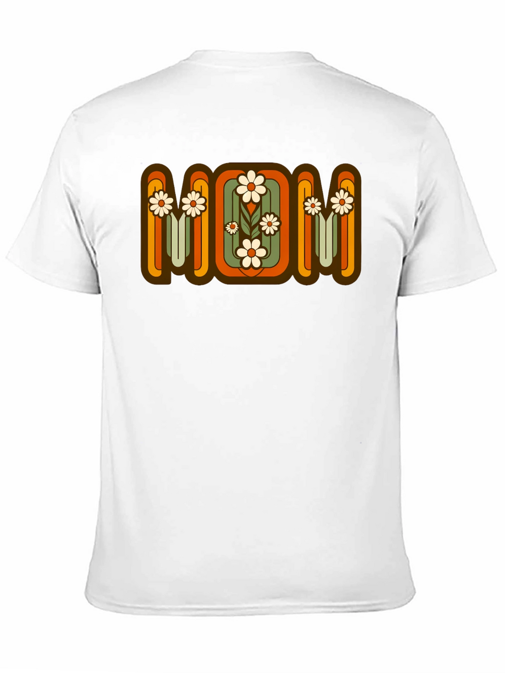 Retro Floral MOM Graphic T-Shirt