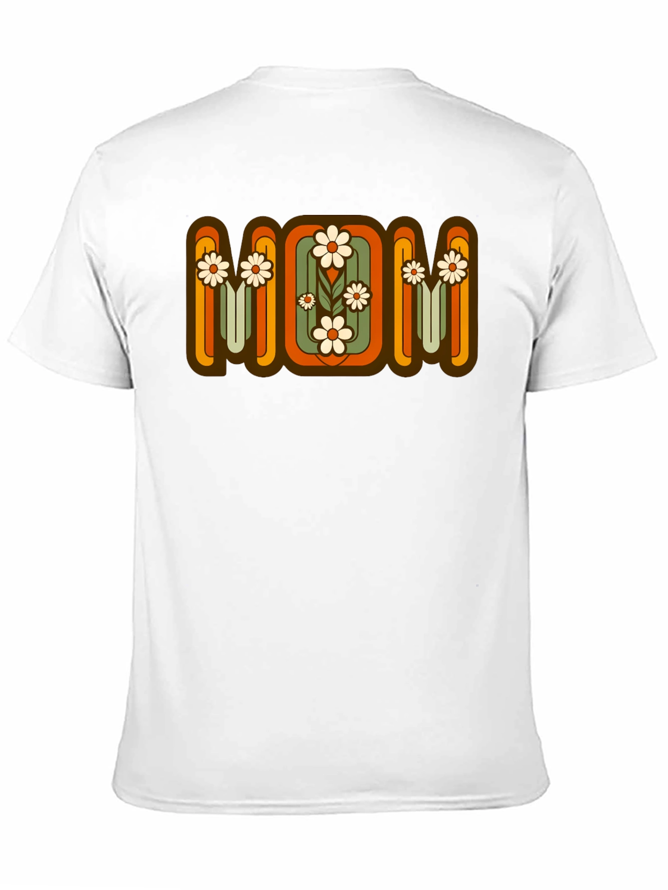 Retro Floral MOM Graphic T-Shirt