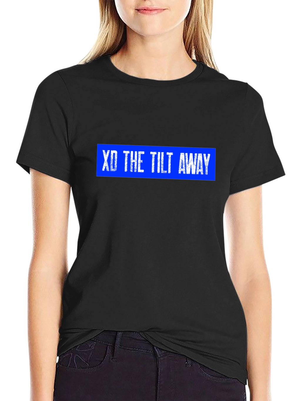 XD The Tilt Away Graphic Tee - Black