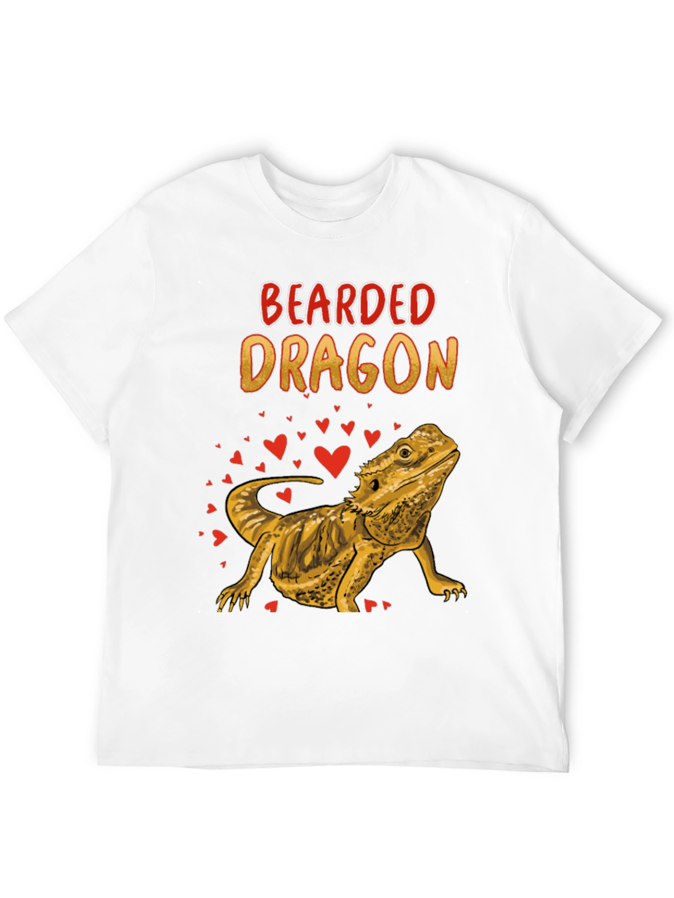 Bearded Dragon Graphic T-Shirt - Lizard Lover Tee