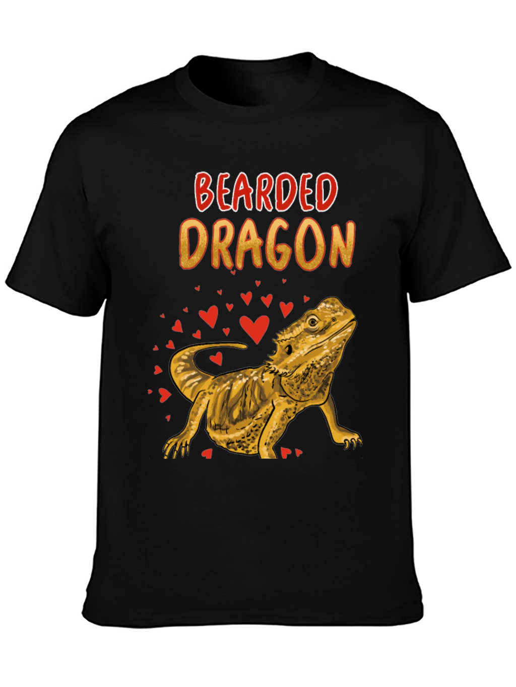 Bearded Dragon Graphic T-Shirt - Lizard Lover Tee