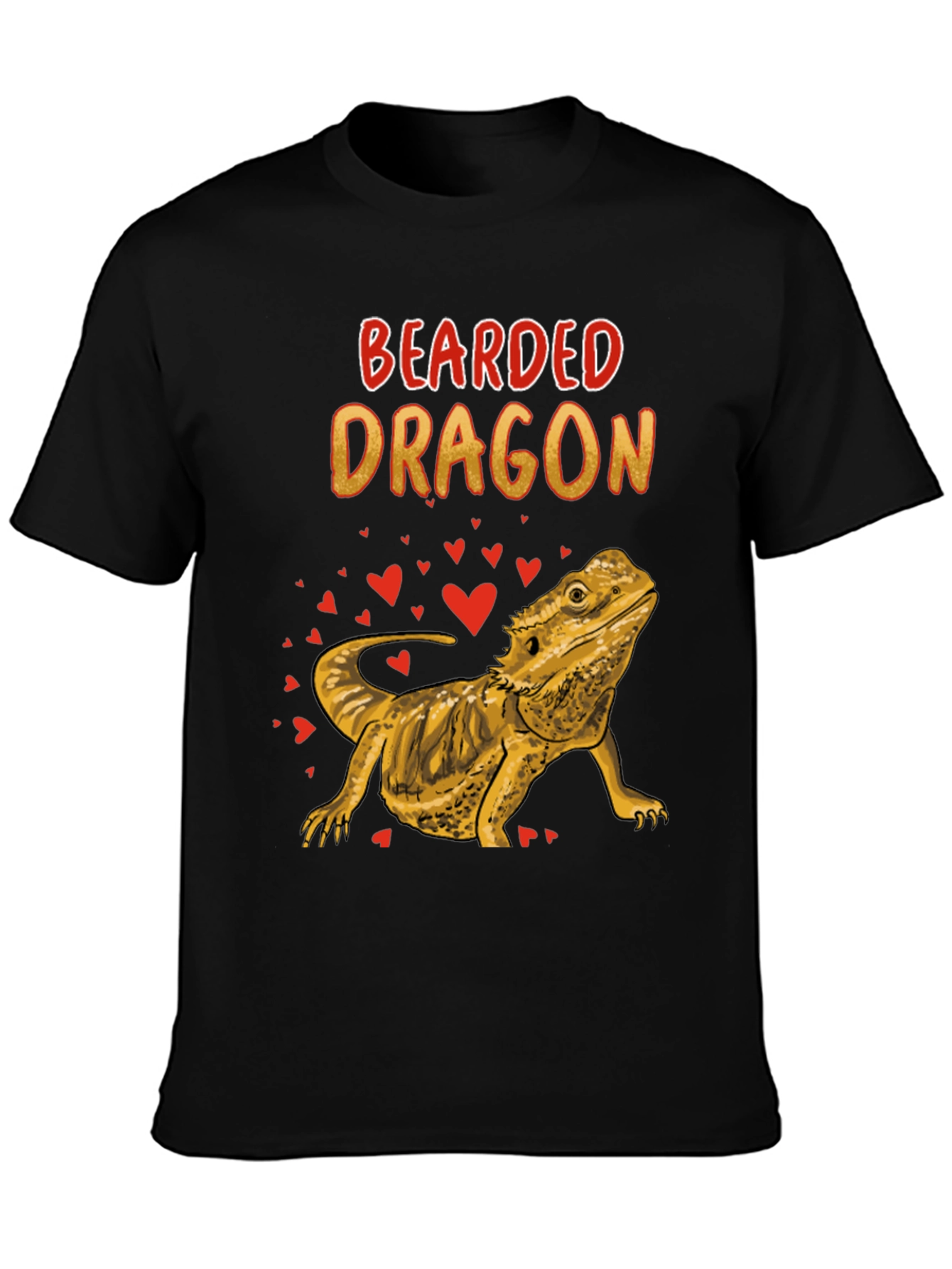 Bearded Dragon Graphic T-Shirt - Lizard Lover Tee