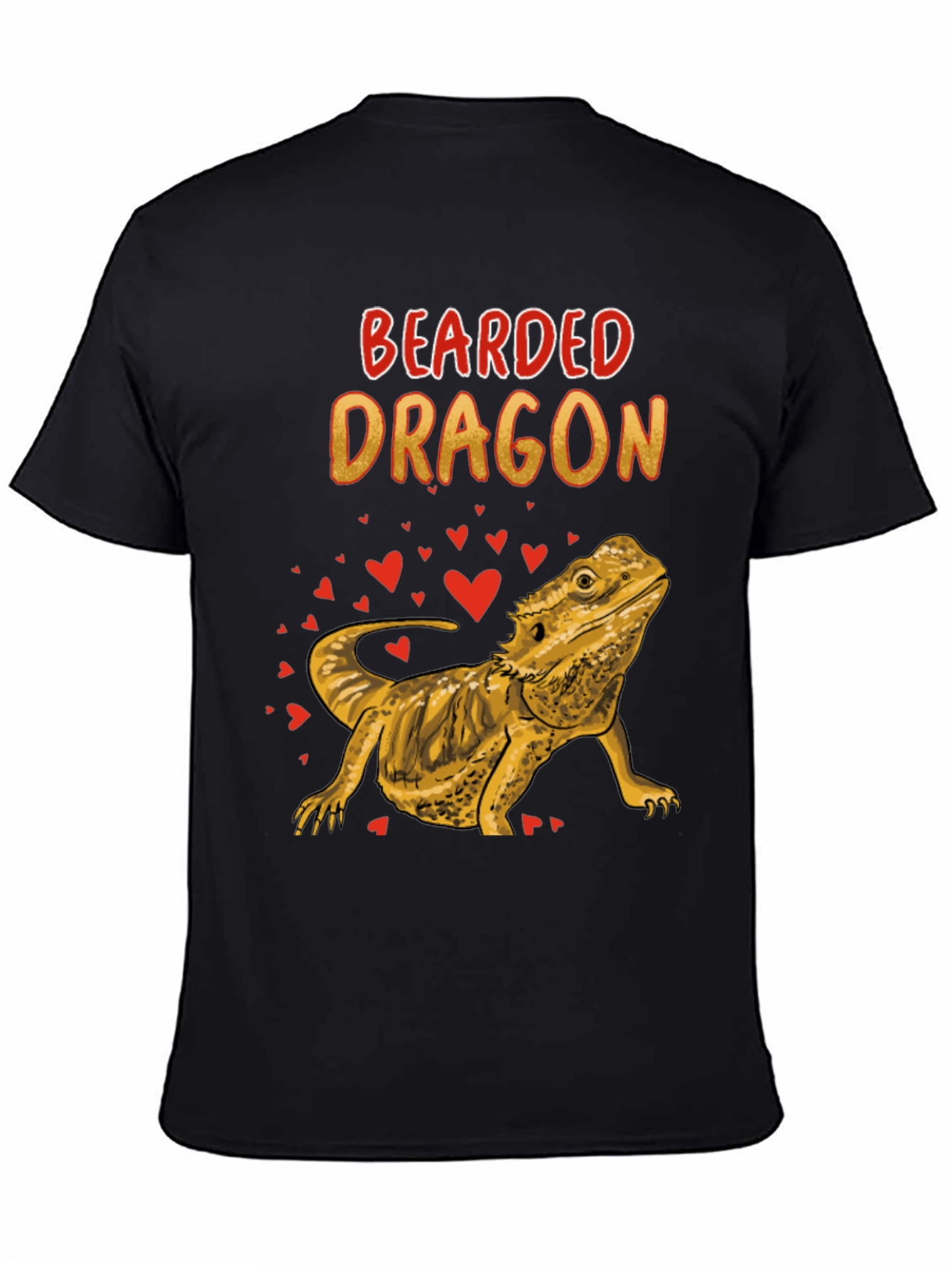 Bearded Dragon Graphic T-Shirt - Lizard Lover Tee