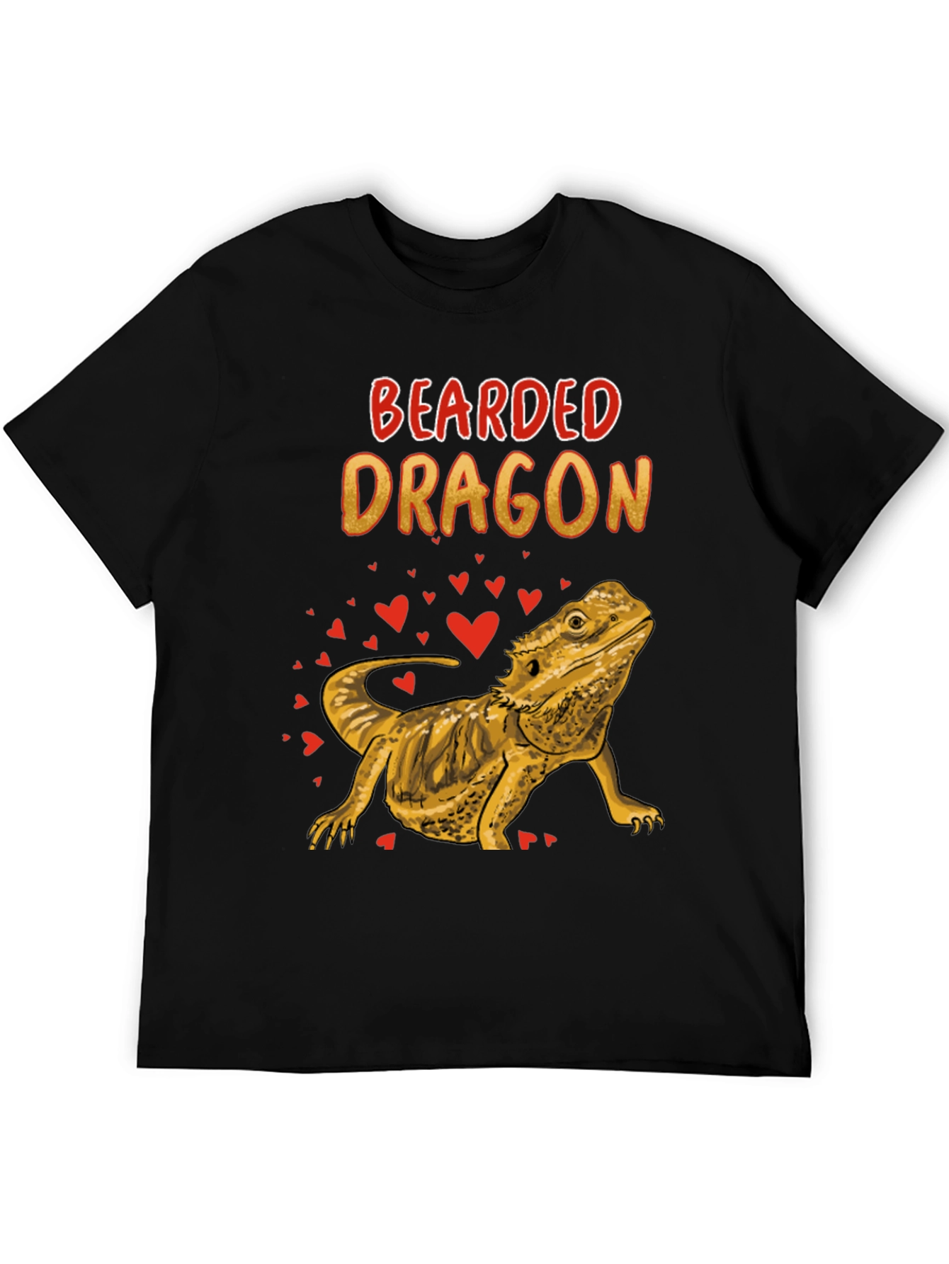 Bearded Dragon Graphic T-Shirt - Lizard Lover Tee