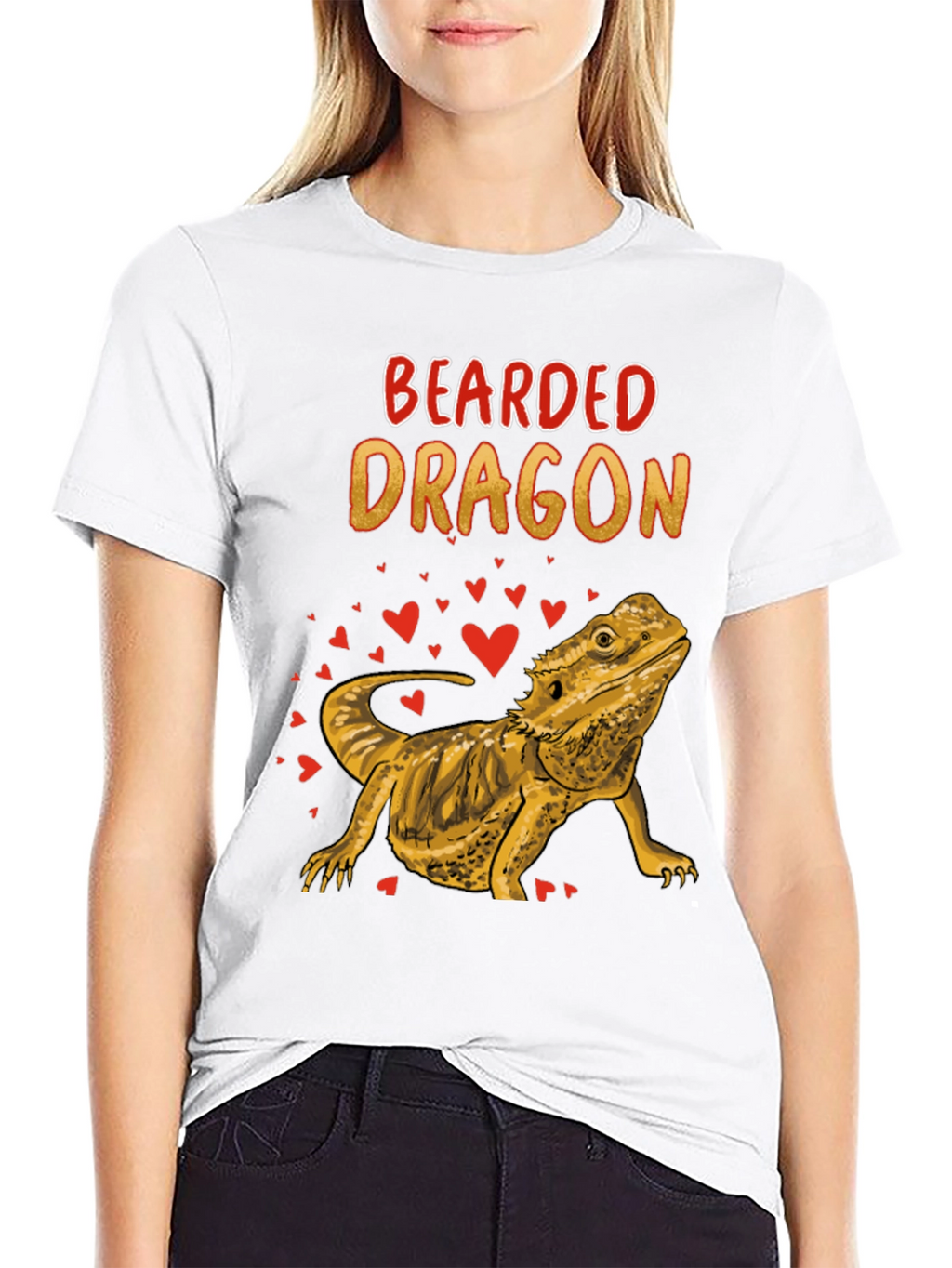 Bearded Dragon Graphic T-Shirt - Lizard Lover Tee