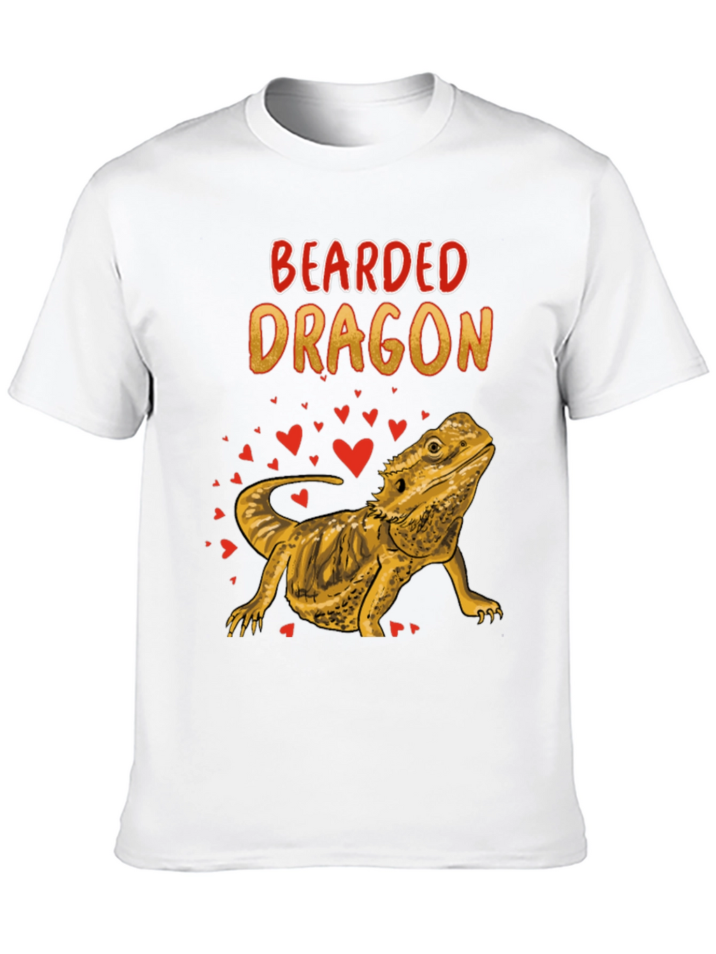Bearded Dragon Graphic T-Shirt - Lizard Lover Tee