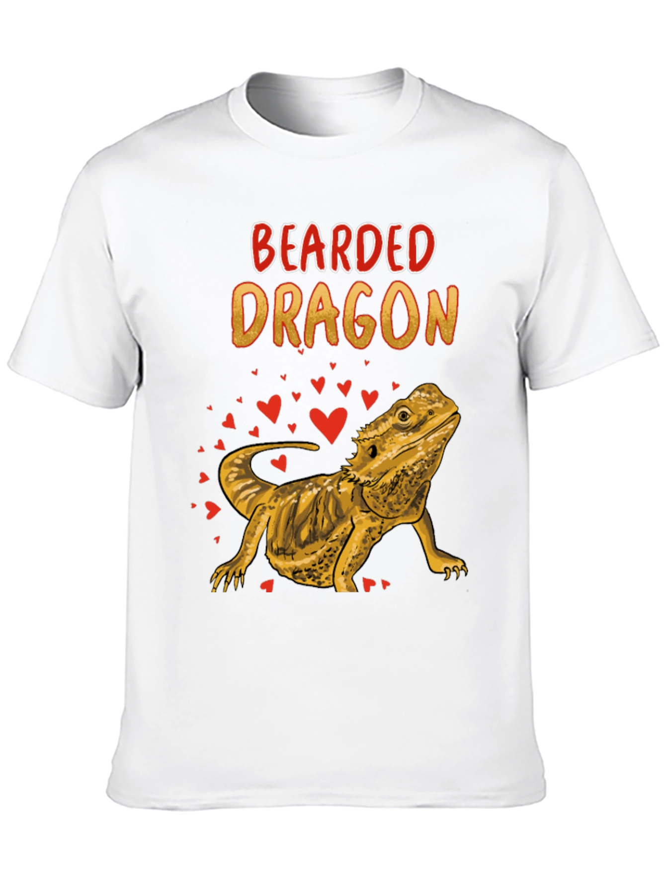 Bearded Dragon Graphic T-Shirt - Lizard Lover Tee