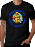 Empowering Dreams T-Shirt - Astronaut on Rocket