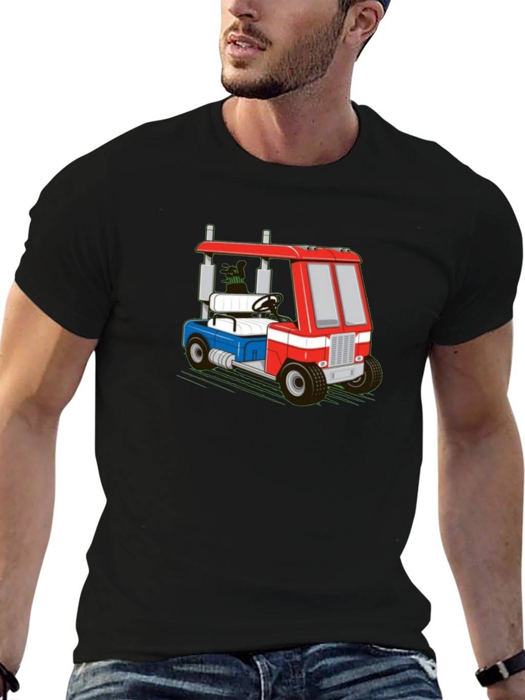 Patriotic Golf Cart T-Shirt