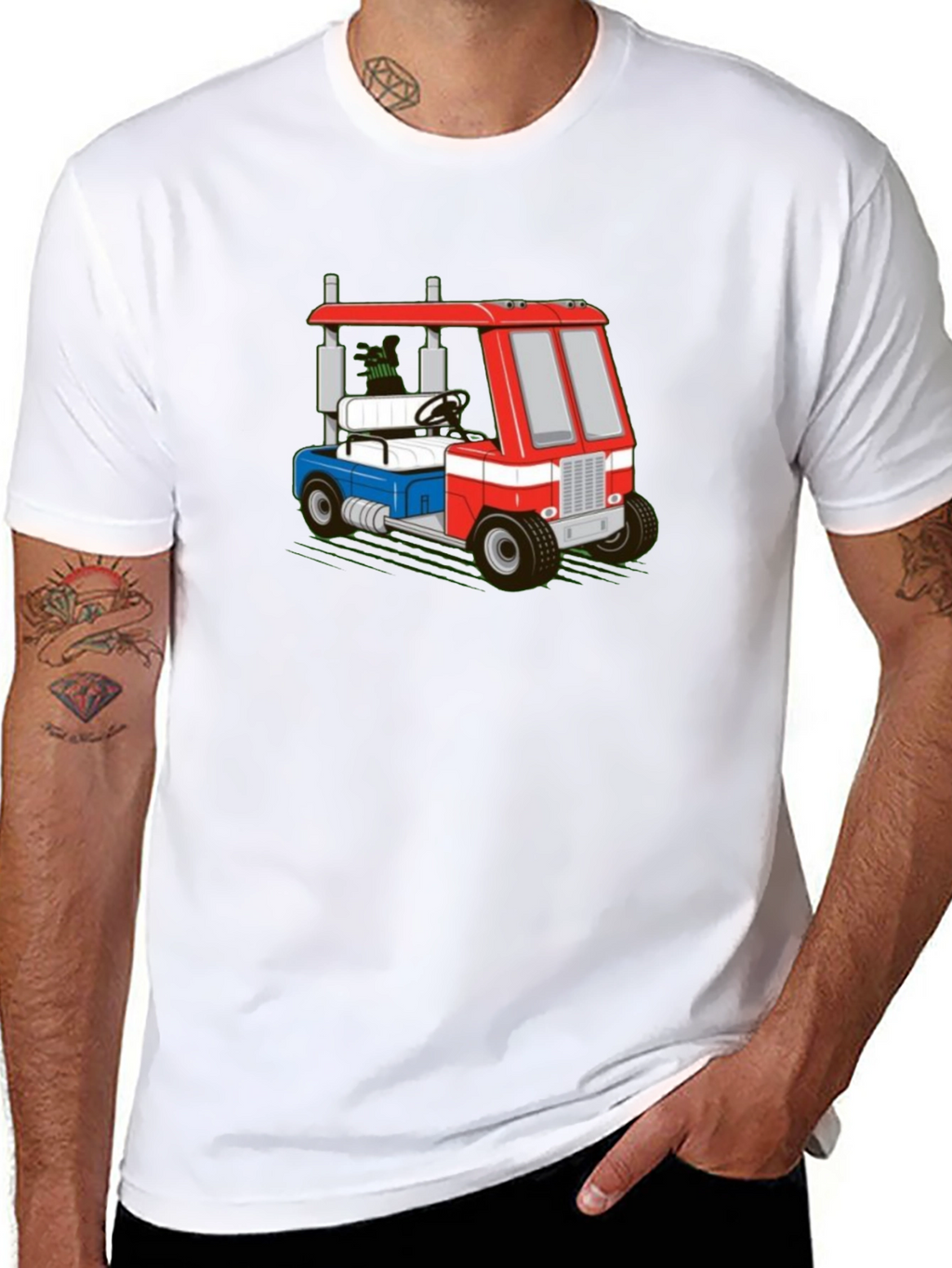 Patriotic Golf Cart T-Shirt