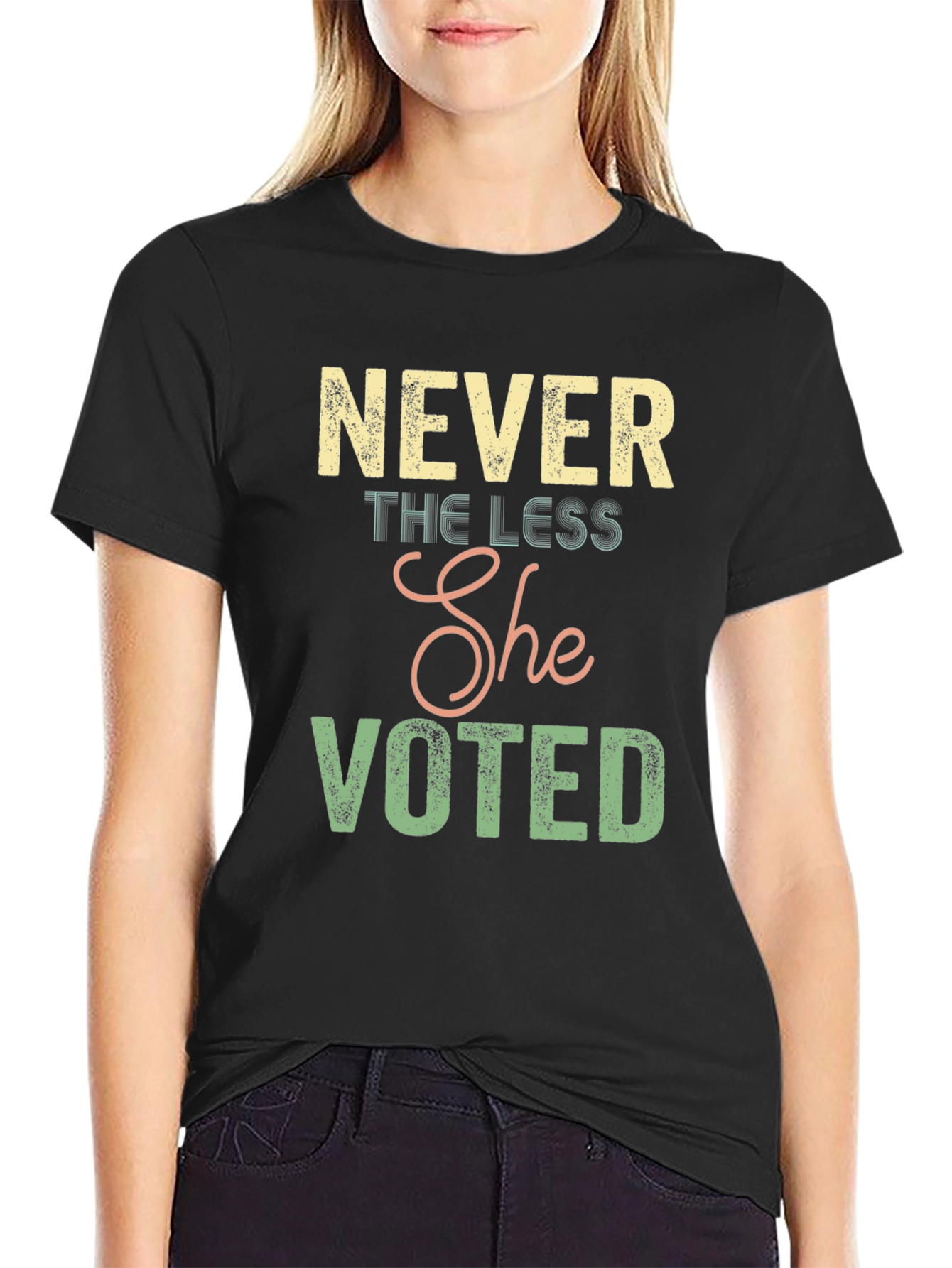 Never the Less She Voted Graphic Tee