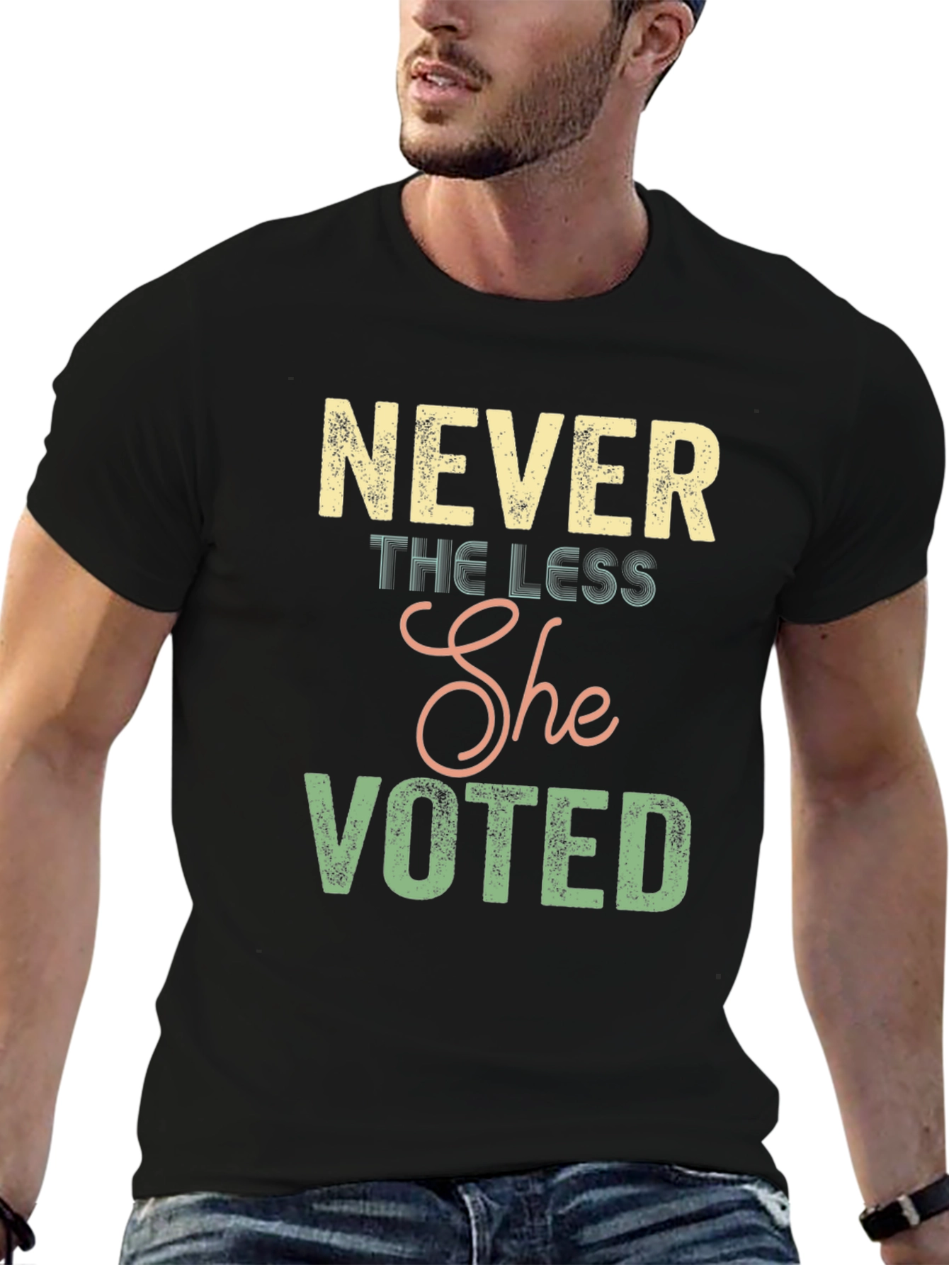 Never the Less She Voted Graphic Tee