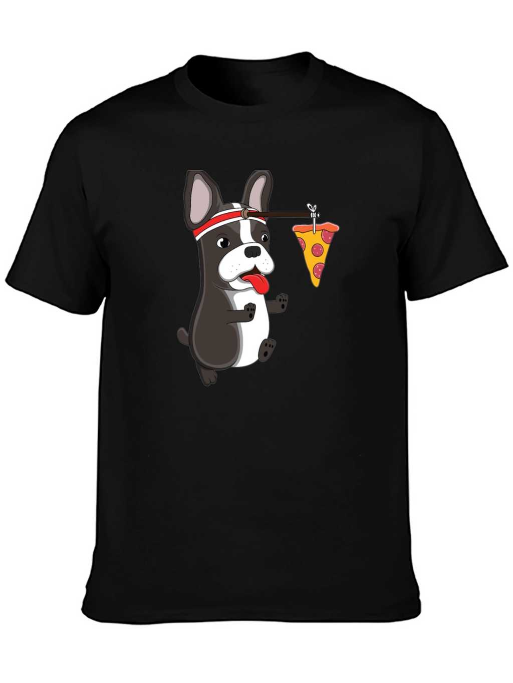 Dog Pizza Humor Graphic Tee
