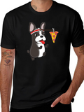 Dog Pizza Humor Graphic Tee