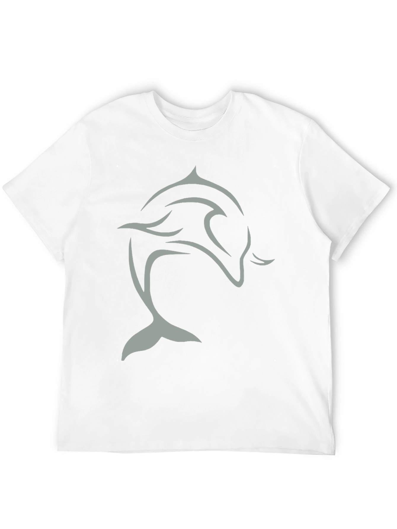 Black Dolphin Graphic Tee - Stylish & Comfortable