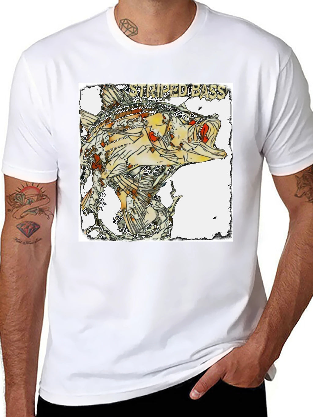 Striped Bass Graphic T-Shirt - Anglers Delight