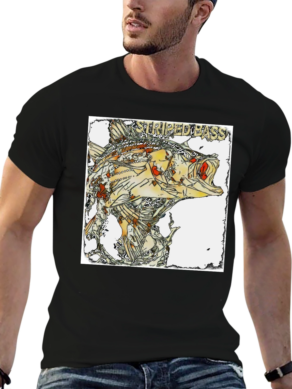 Striped Bass Graphic T-Shirt - Anglers Delight
