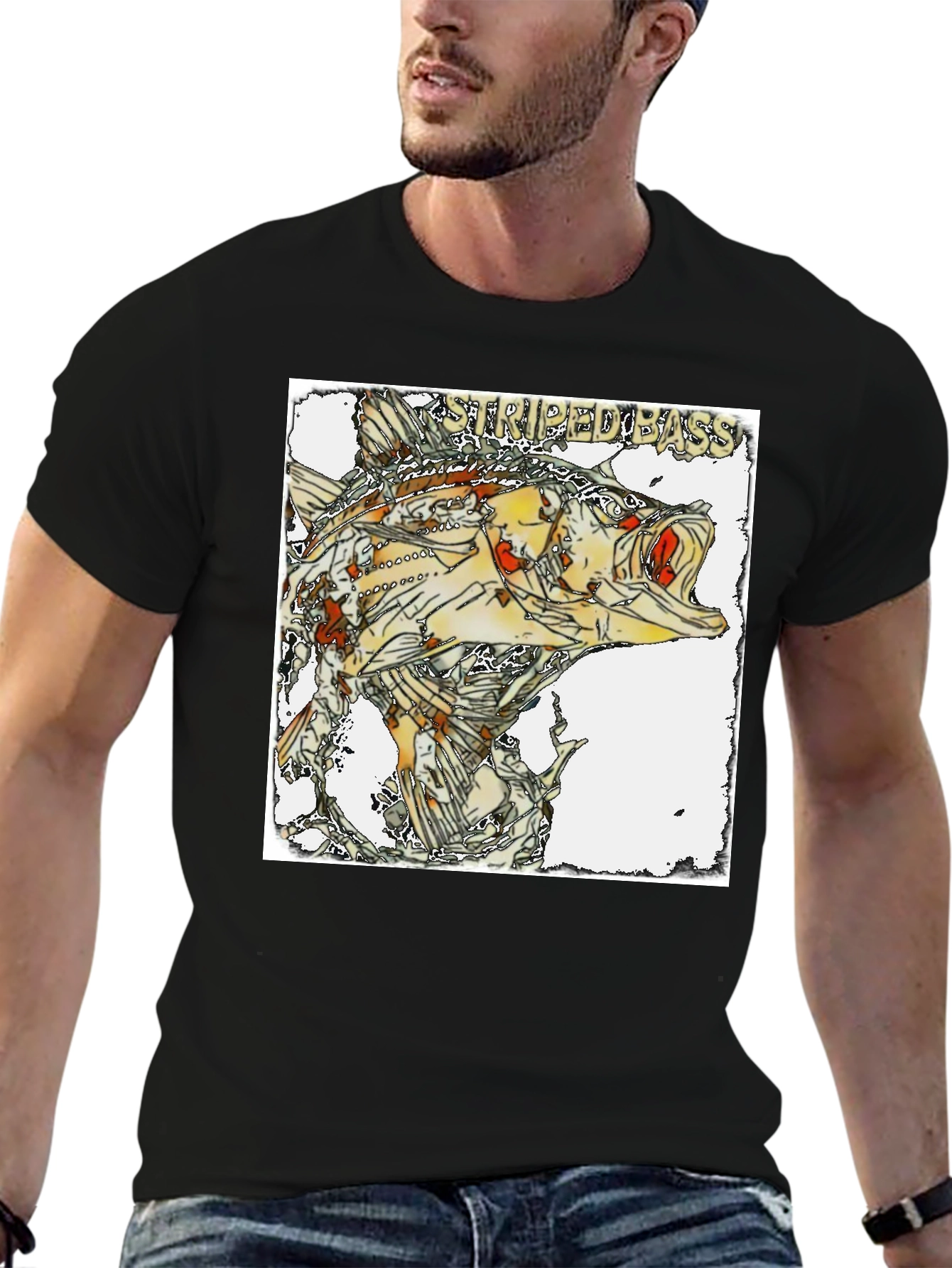 Striped Bass Graphic T-Shirt - Anglers Delight
