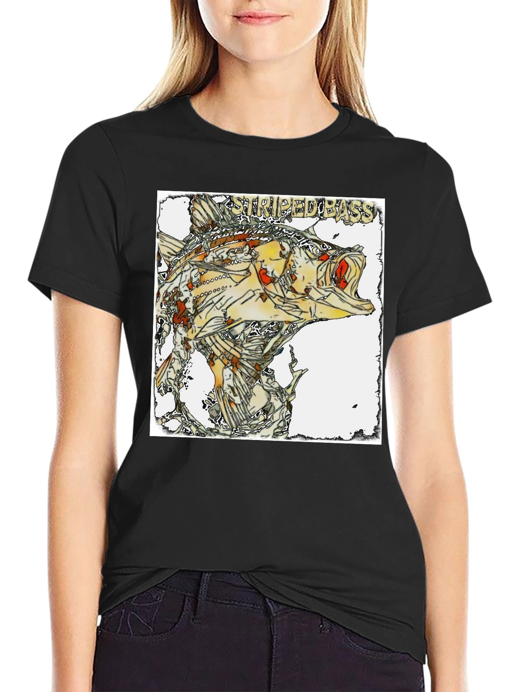 Striped Bass Graphic T-Shirt - Anglers Delight