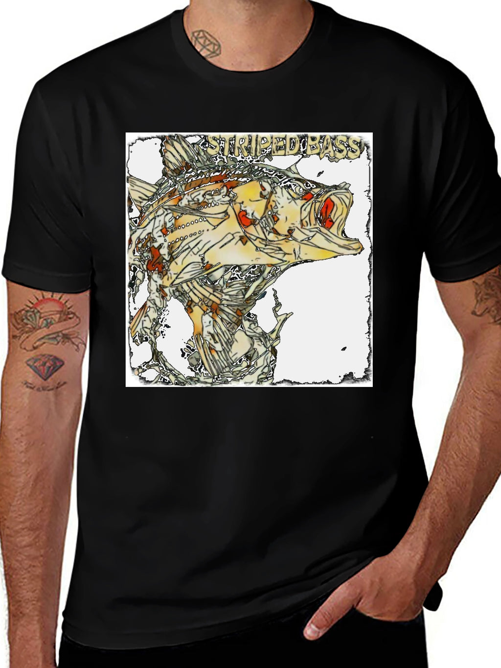 Striped Bass Graphic T-Shirt - Anglers Delight