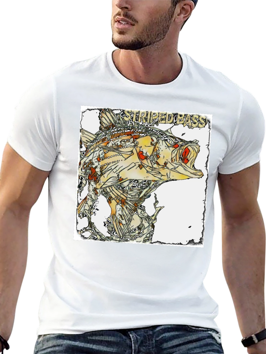 Striped Bass Graphic T-Shirt - Anglers Delight