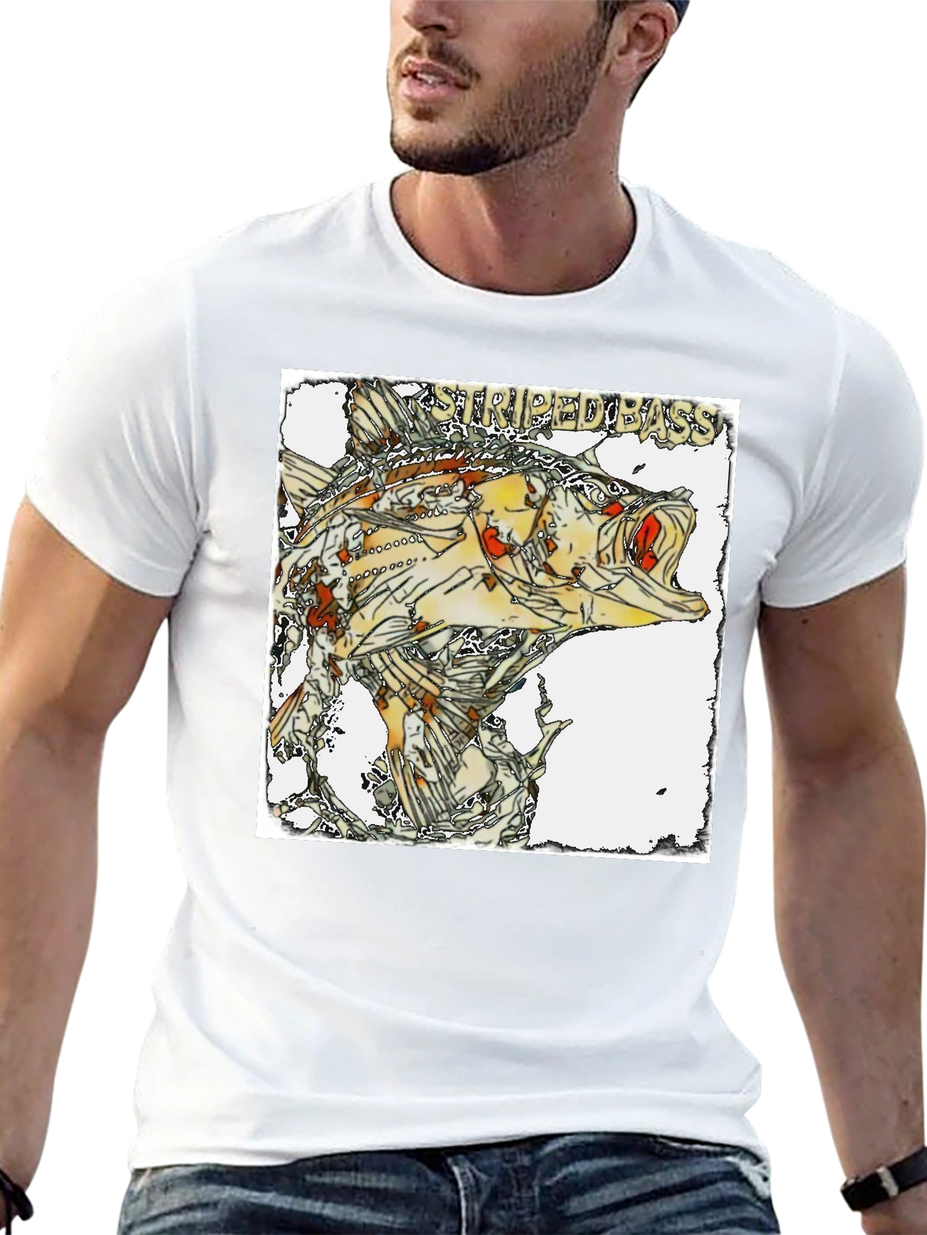 Striped Bass Graphic T-Shirt - Anglers Delight