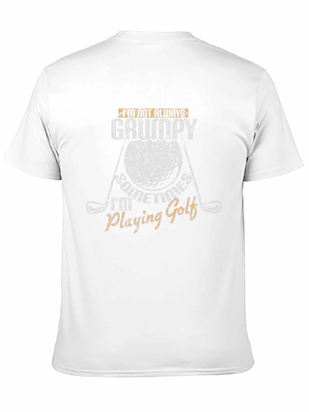 Grumpy Golfing T-Shirt - Novelty Graphic Tee