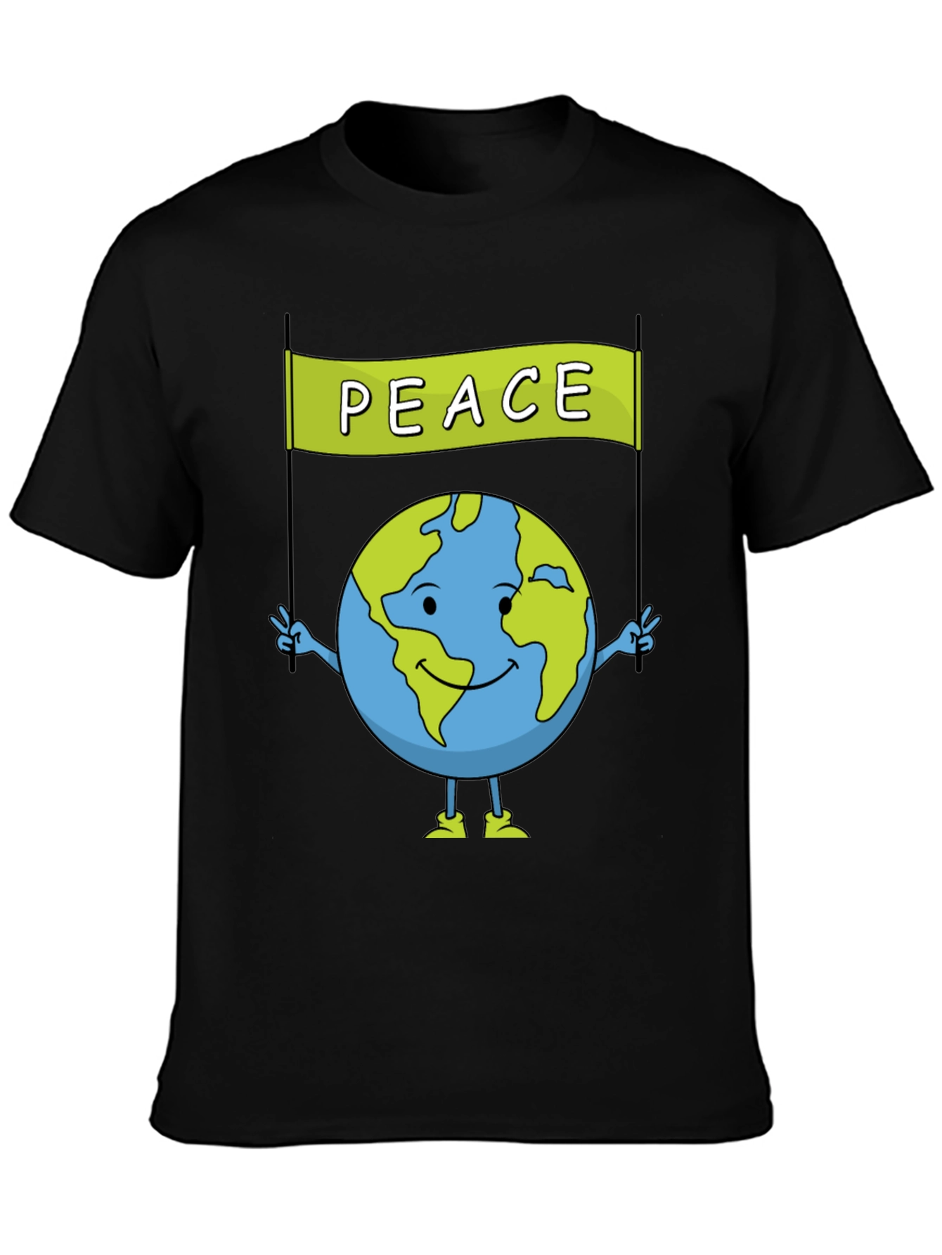 Peace Earth Graphic T-Shirt - Global Harmony Tee