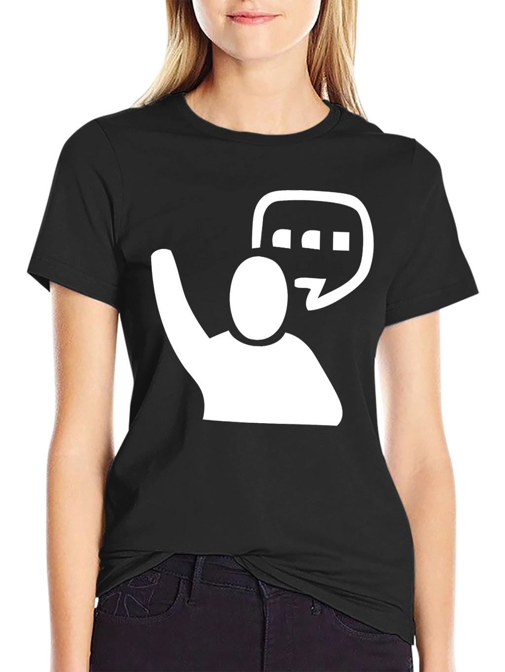 Raise Your Hand T-Shirt - Black