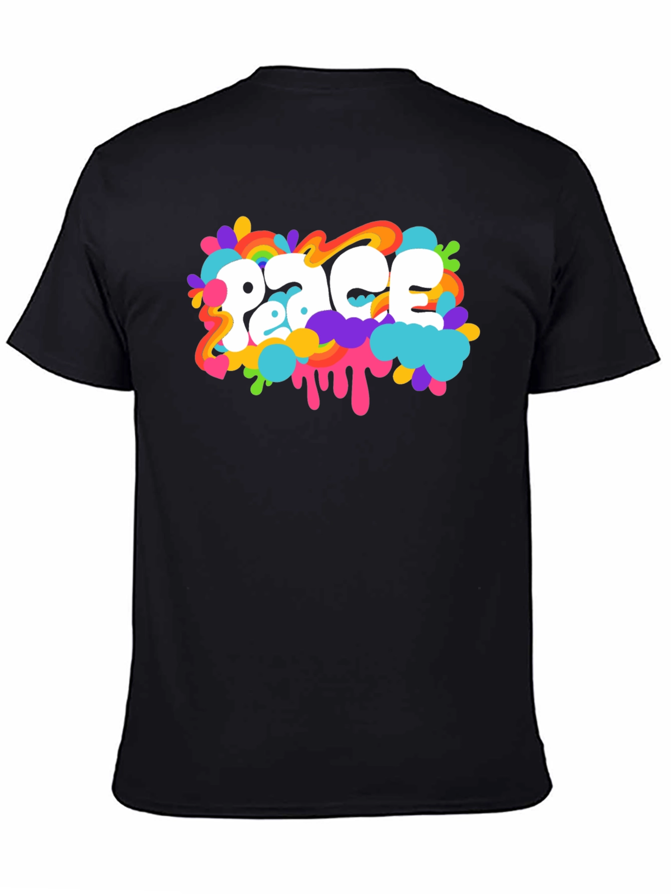 Peace T-Shirt Colorful Retro Design