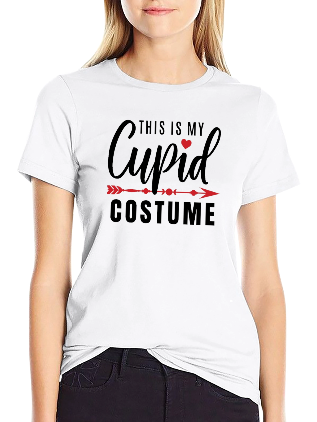 Funny Cupid Costume T-Shirt Valentines Day Tee
