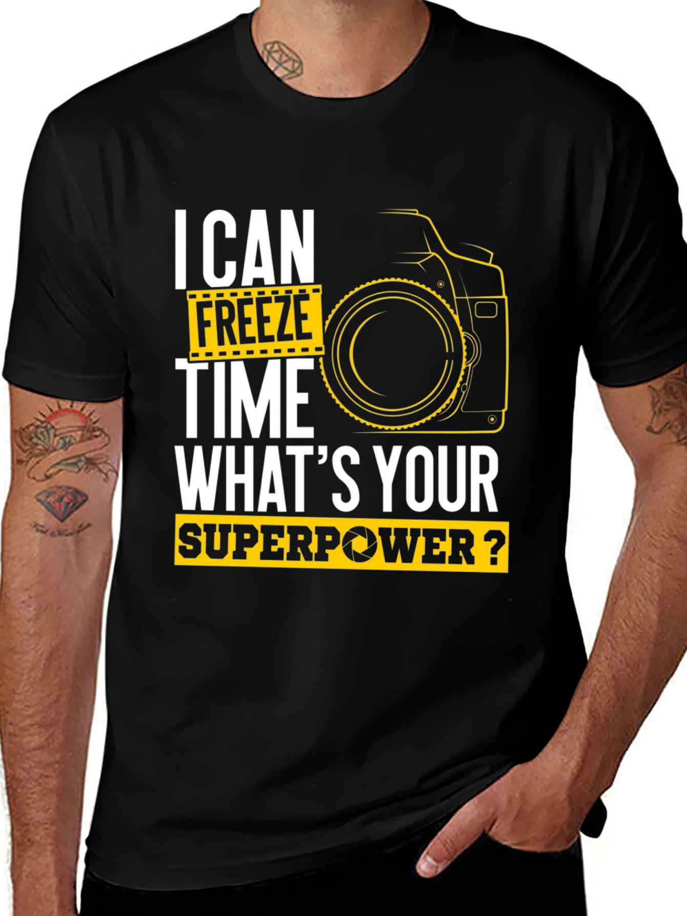 I Can Freeze Time Photographer T-Shirt