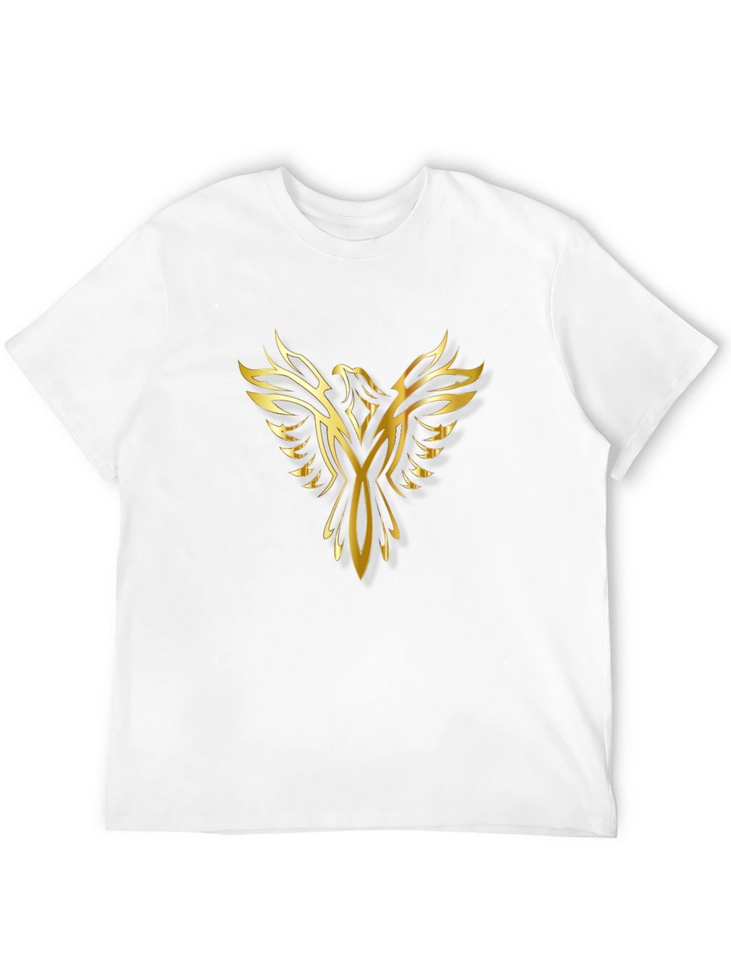 Golden Phoenix Black T-Shirt