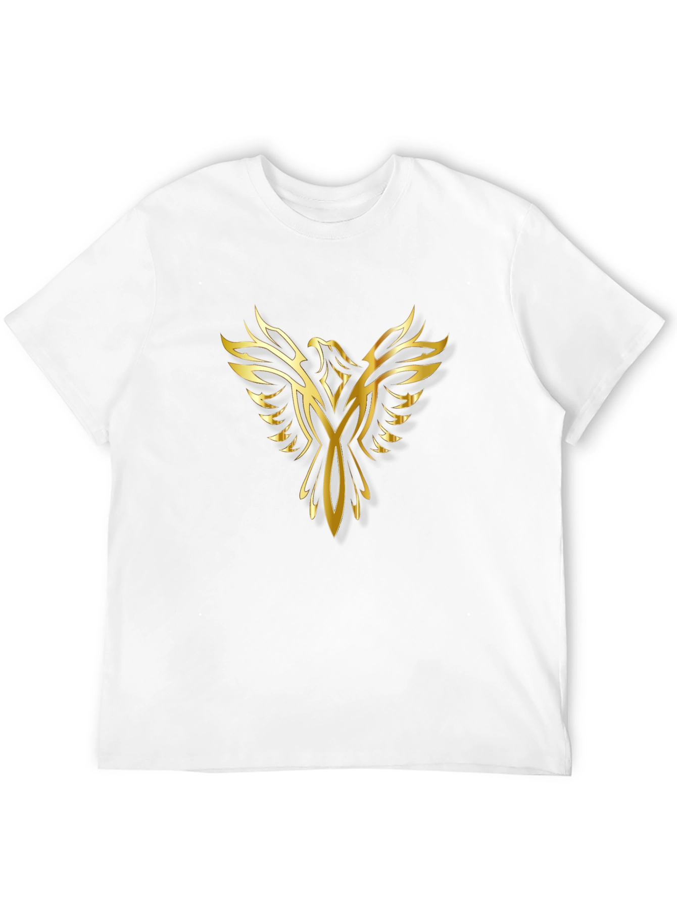 Golden Phoenix Black T-Shirt