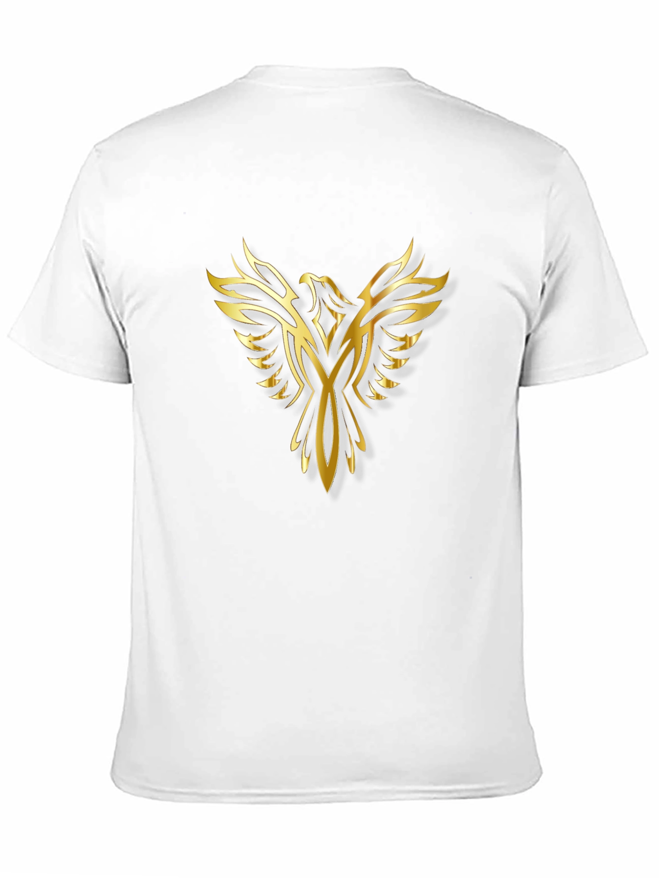 Golden Phoenix Black T-Shirt